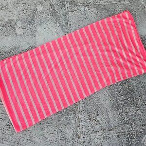 Chic 2 Women Scarf Pink/White Striped Round Scarf Infinity Scarf